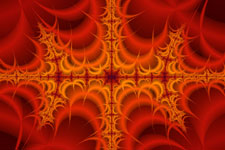 Flame Cross Fractal