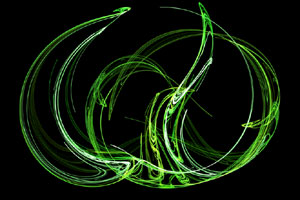Green Flower Fractal