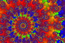 Rainbow Spiral Fractal